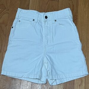 Dickies White Canvas Carpenter Shorts